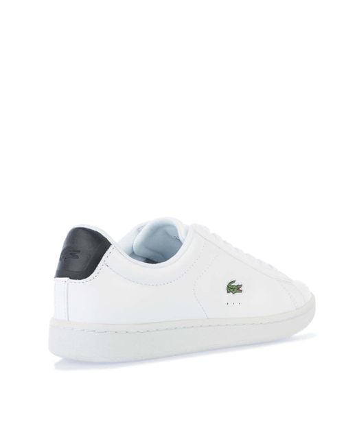 Lacoste White Carnaby Evo Trainers