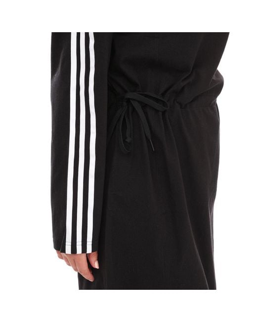Adidas Originals Black Adicolor Long Sleeve Dress