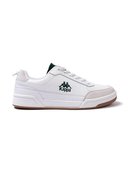 Kappa White Authentic Rocca Low Top Leather Trainers for men