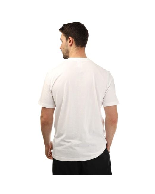Adidas White Trae Hc Graphic T-shirt for men
