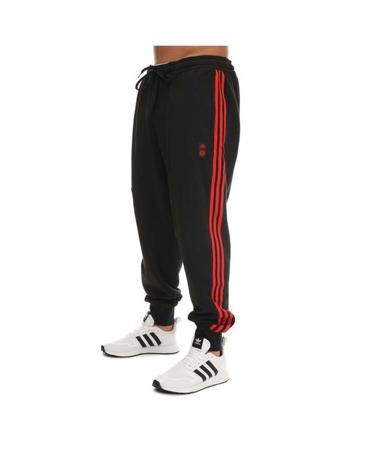 Adidas Black Bayern Munich Lifestyler Pants for men