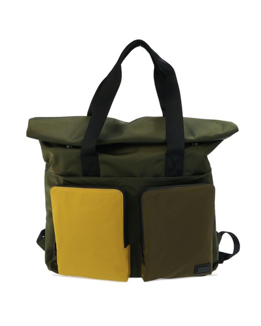 Ted Baker Green Daintre-satin Nylon Backpack for men