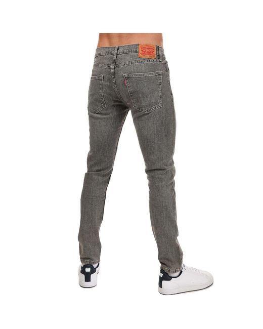 Levi's Gray 512 Slim Taper Little Love Jeans for men
