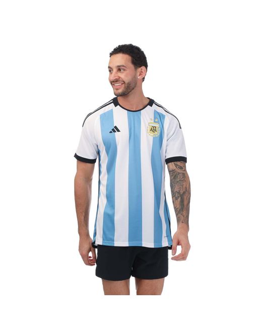 Adidas Blue Argentina 2022/23 Home Jersey for men