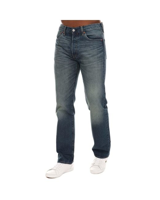 Levi's Blue 501 Original 1890 Calico Mine Jeans for men