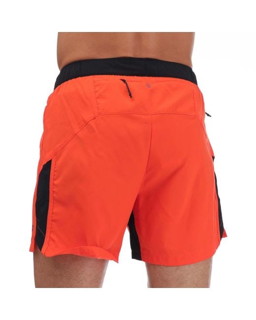 Adidas Orange Trail Shorts for men