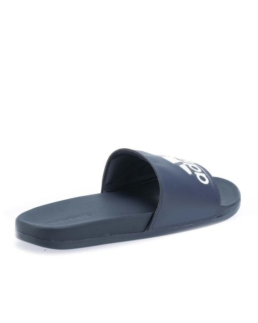 Adidas Blue Adilette Comfort Sliders for men