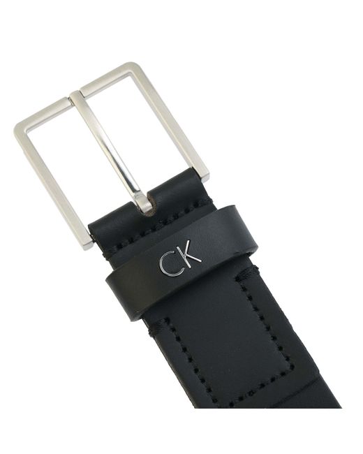 Calvin Klein Black Small Logo Belt for men