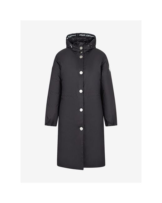 ARMANI EXCHANGE Black Long Coat