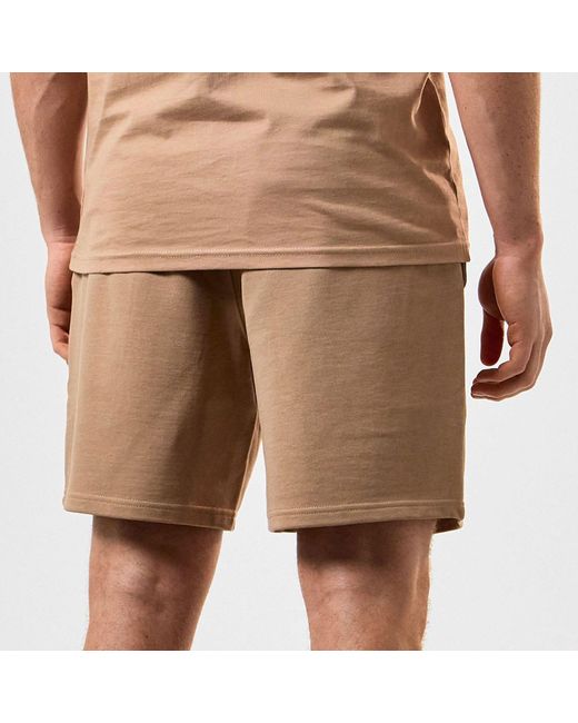 Weekend Offender Brown Mytros Loose Fit Shorts for men