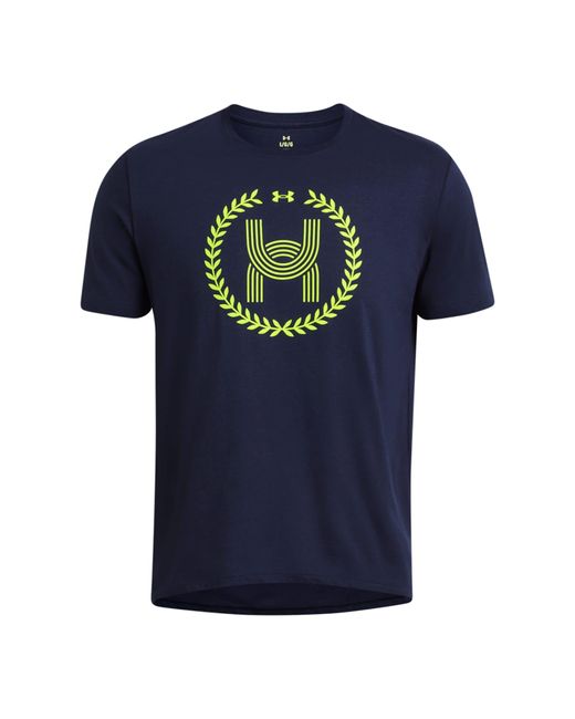 Under Armour Blue Run Anywhere T-shirt for men