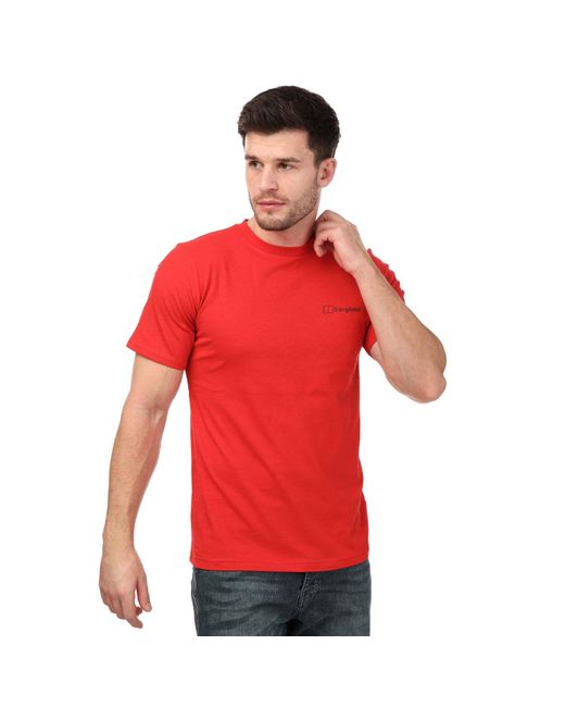 Berghaus Red Organic Colour Logo T-shirt for men