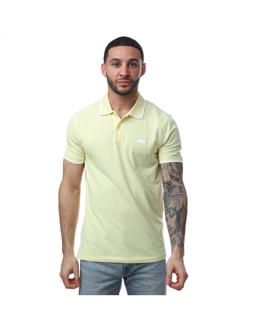 Levi's Green Slim Housemark Polo Shirt for men
