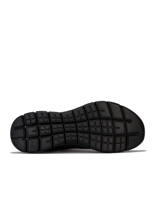skechers flex appeal 2.0 black leather