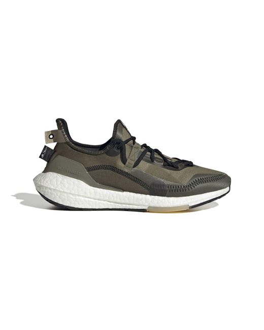 Adidas men's ultraboost parley running shoes  black/white top