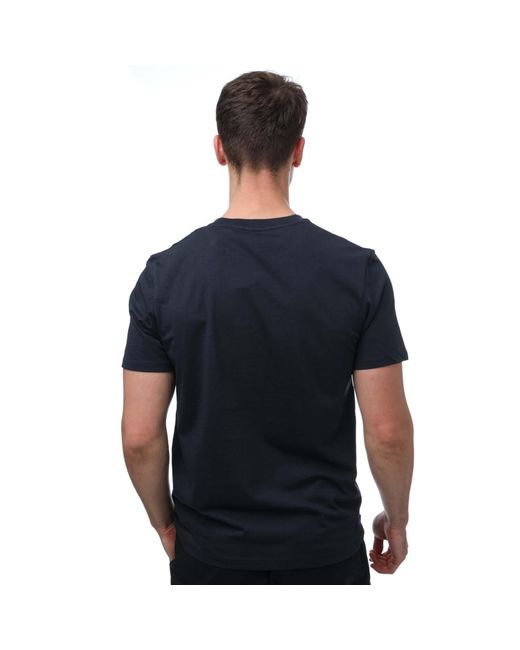 Timberland Black Front Graphic T-Shirt for men