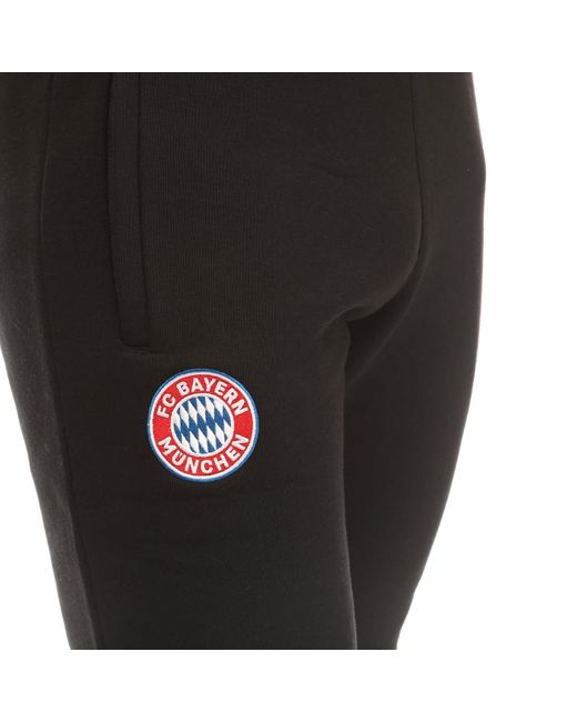 Adidas Black Bayern Munich Essentials Track Pants for men