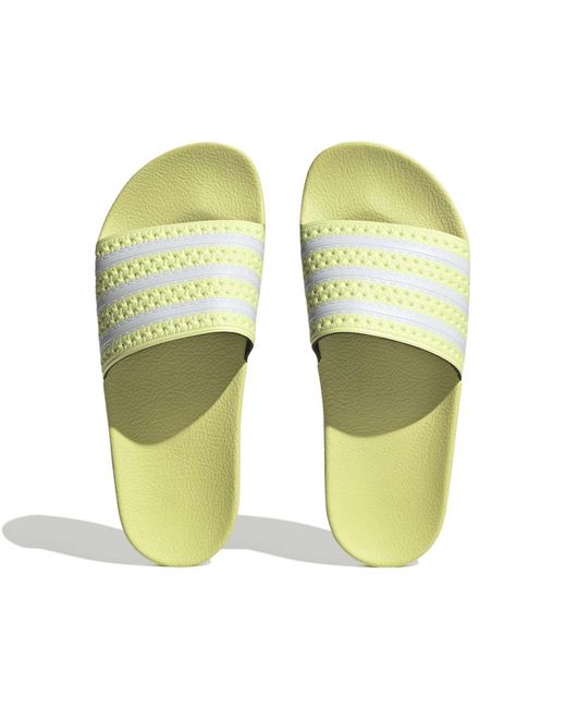 Adidas Originals Green Adilette Slide Sandals