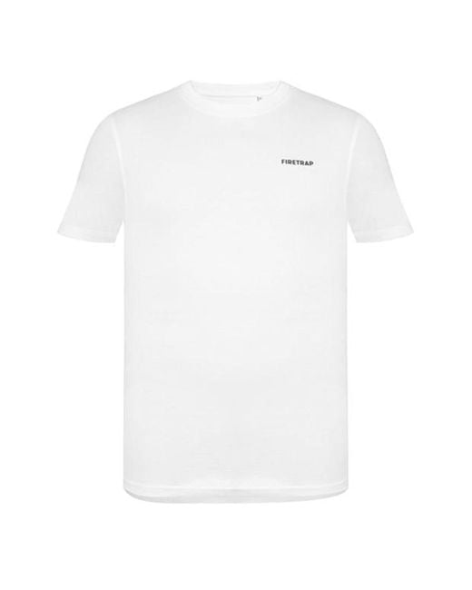 Firetrap White Trek T-shirt for men