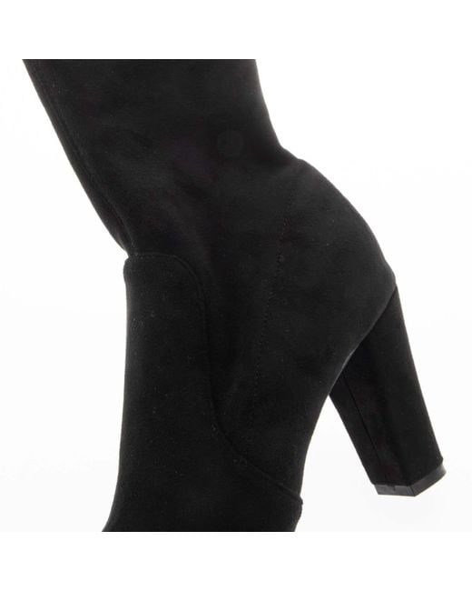 Dune Black Oty Heeled Ankle Boots
