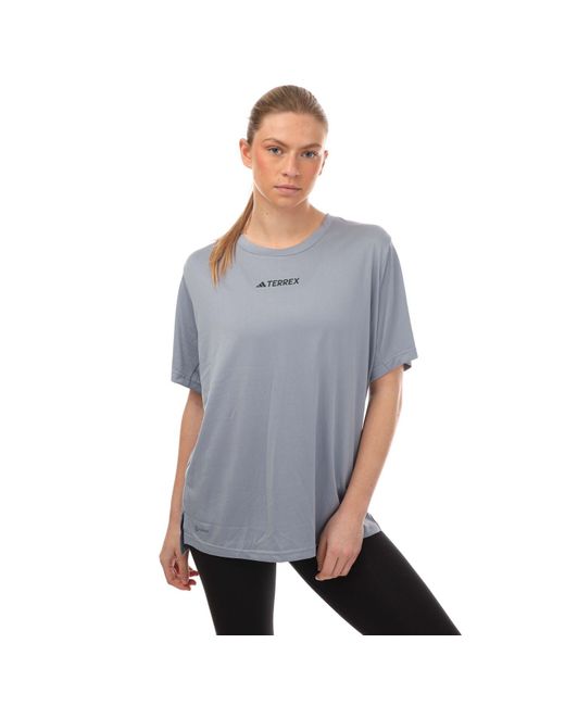 Adidas Gray Terrex Multi T-shirt (plus