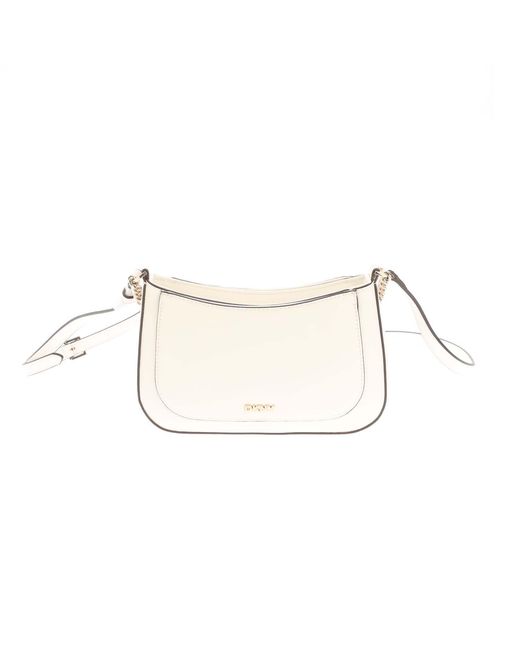 DKNY White Rebel Crossbody Bag for men