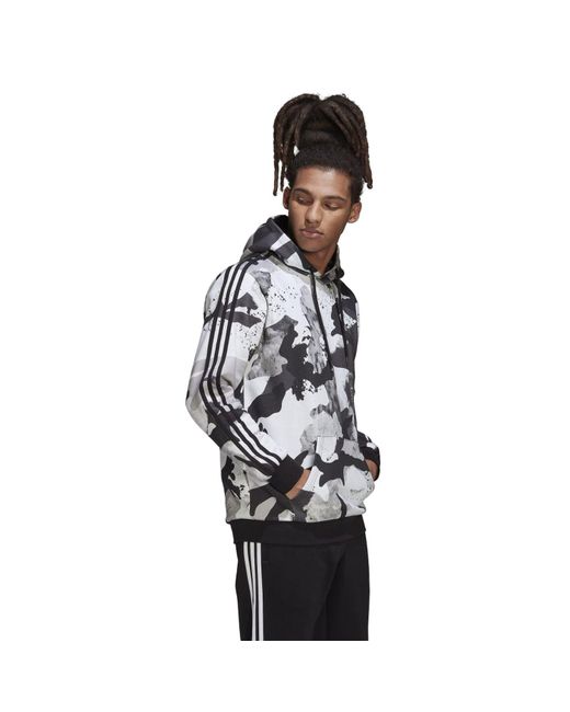 Adidas Originals Black Camo Series Allover Print Hoody for men
