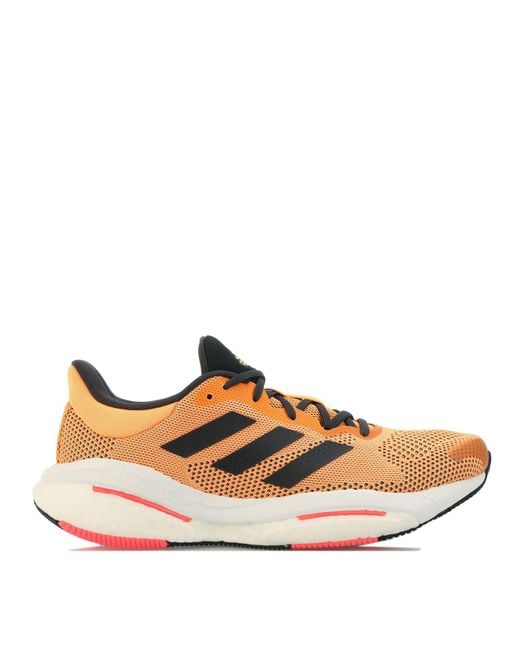 Adidas Brown Solar Glide 5 Running Shoes for men