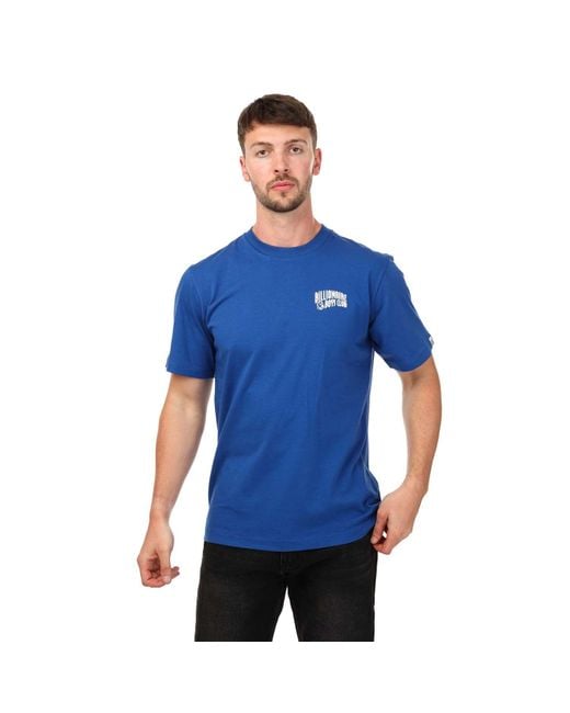 BBCICECREAM Blue Small Arch Logo T-shirt for men