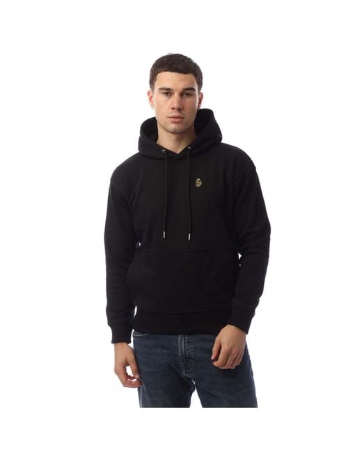 Luke 1977 Black Texas Oversized Hoodie for men