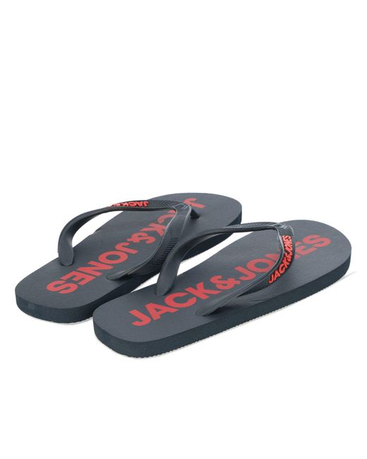 Jack Jones Logo Eva Flip Flop in Blue for Men Lyst UK