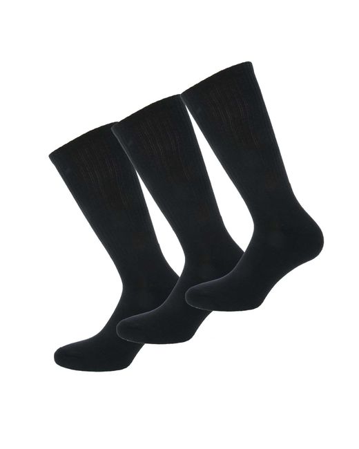 Timberland Black Logo Sport 3 Pack Socks for men