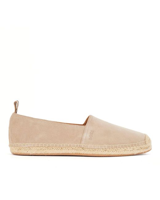 Boss Natural Madeira Slip On Shoes for men
