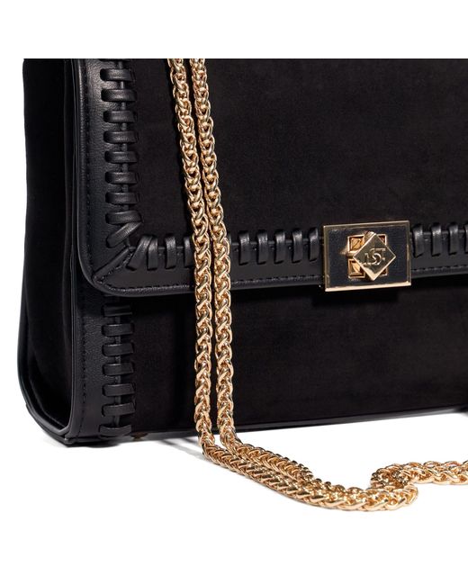 Dune Black Diligently Chain Handle Shoulder Bag