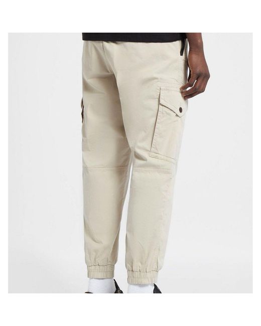 Boss Natural Seiland Relaxed Fit Cargo Trousers for men