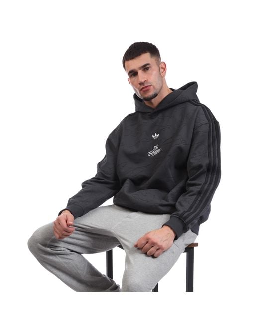 Adidas Originals Black 100 Thieves Hoody for men