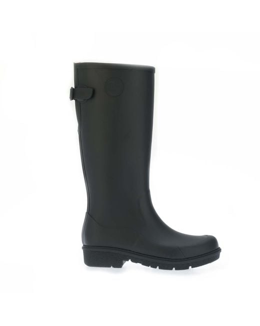 Fitflop Black Womenss Fit Flop Wonderwelly Tall Wellington Boots