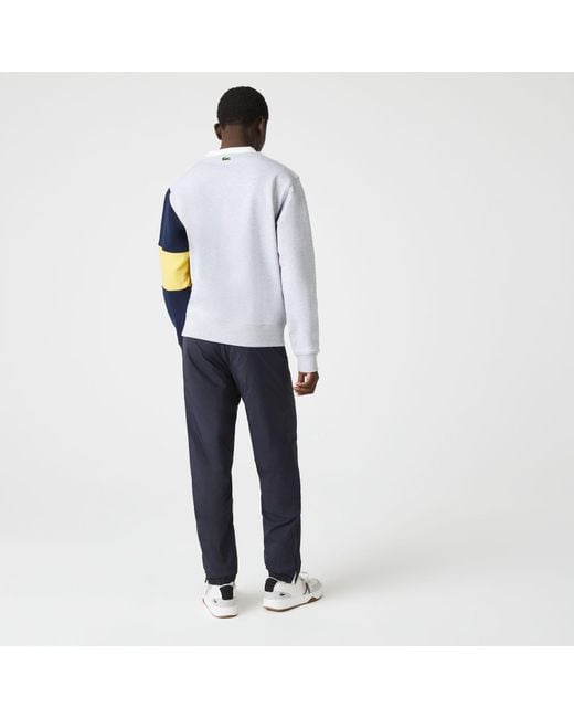 Lacoste Blue Nylon Track Pants for men