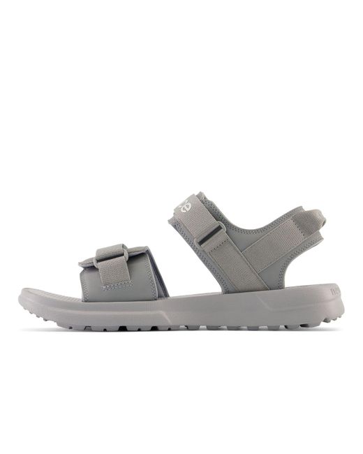 New Balance Gray Wide Fit Sandals for men