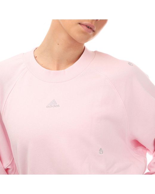 Adidas Pink Bluv Q1 Sweatshirt