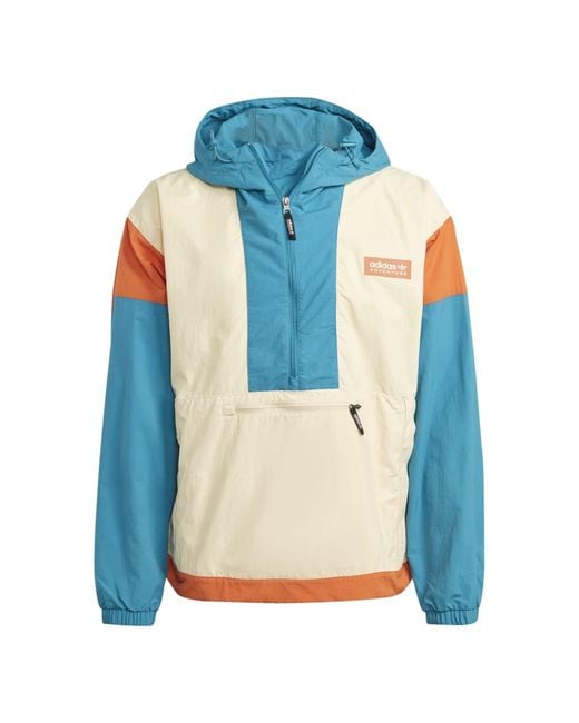 Adidas Blue Adventure Premium Windbreaker Jacket for men