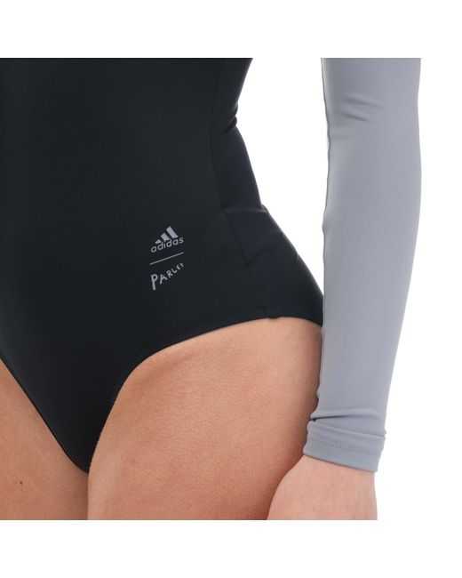 Adidas Blue Parley Padded Swimsuit