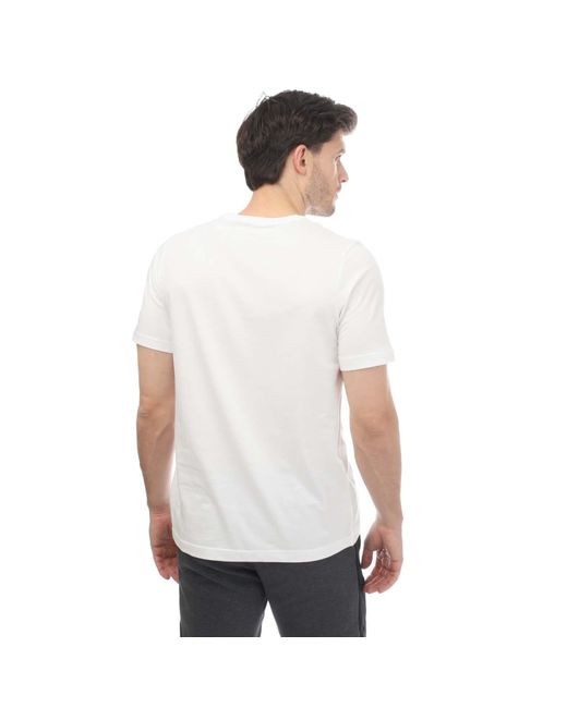 PUMA White Sportstyle Logo T Shirt for men