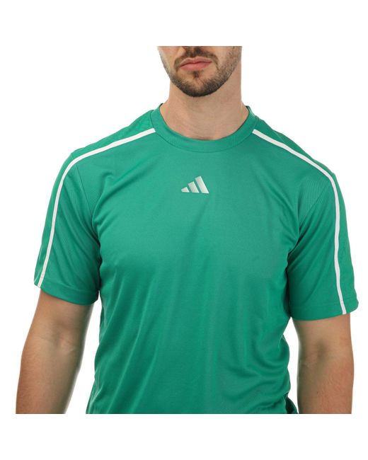 Adidas Green Workout Base T-shirt for men