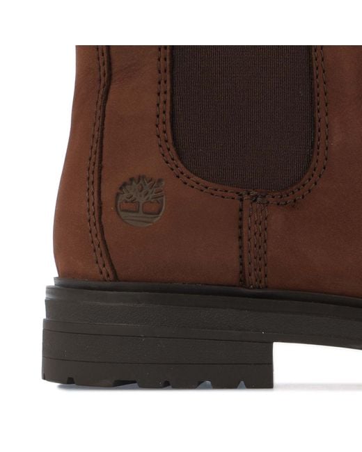 Timberland Hannover Hill Chelsea Boots in Brown | Lyst UK