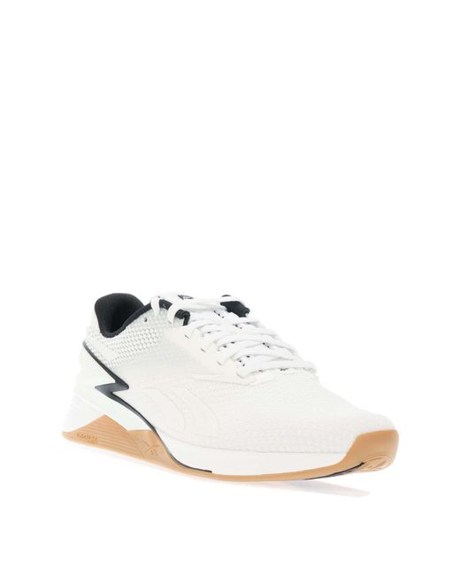 Reebok White Nano X3 Training Shoes for men