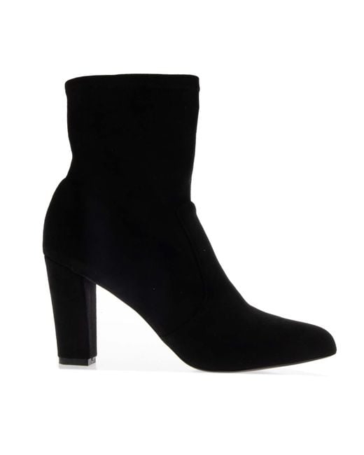 Dune Black Oty Heeled Ankle Boots