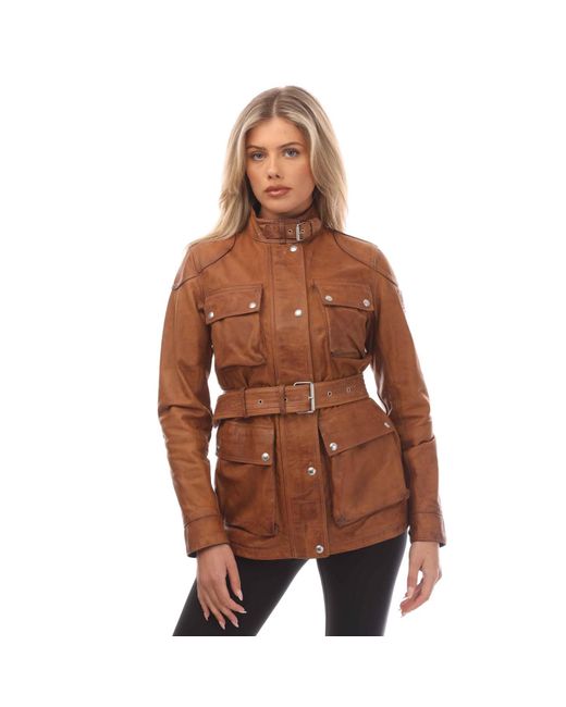 Belstaff Brown Legacy Trialmaster Panther Jacket