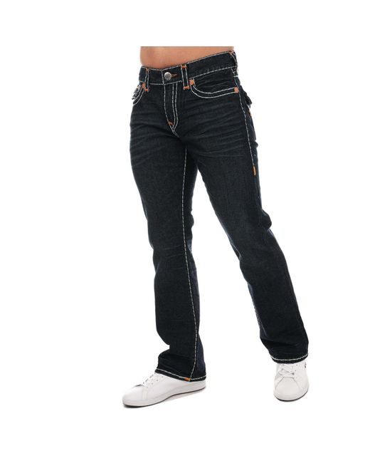 True Religion Blue Billy Dbl Raised Super T Flap Jeans for men