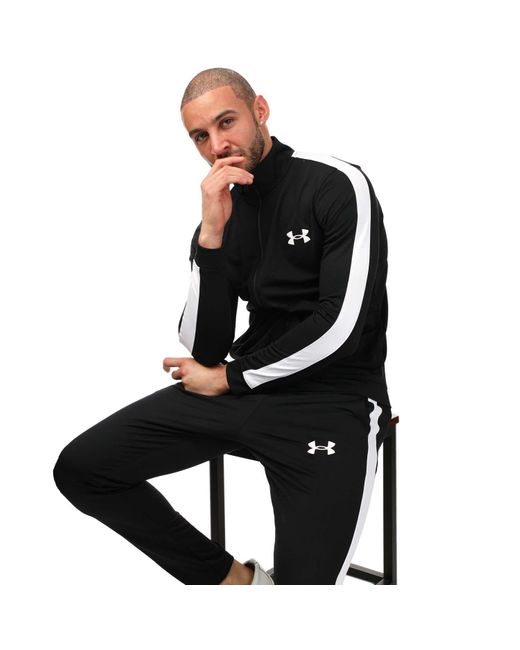 Under Armour Black Knitted Tracksuit for men